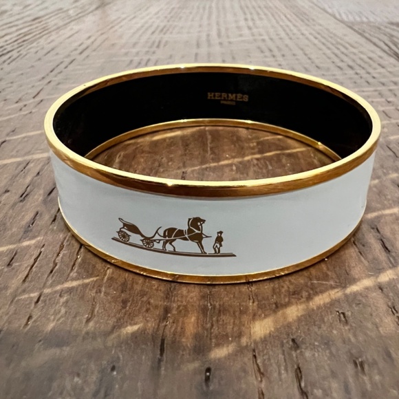 Hermes gold bangle - Picture 2 of 5